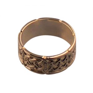 9ct Rose Gold 8mm celtic Wedding Ring Sizes L-Q