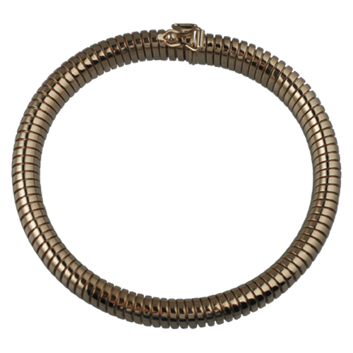 9ct Gold oval Snake Body Bracelet
