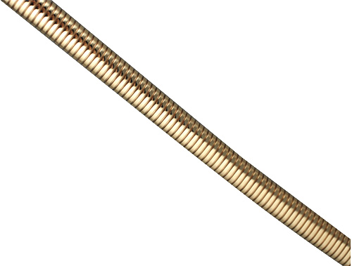 9ct Gold oval Snake Body Bracelet - Image 2
