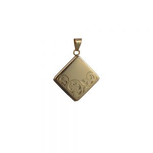 Gold Square Lockets