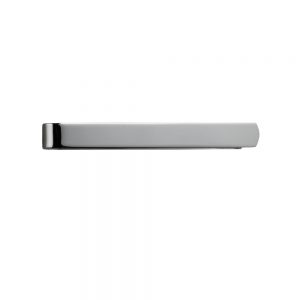 Silver 6x55mm plain Tie Slide