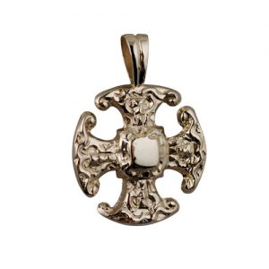 9ct Gold 21mm Fancy Cross