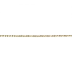 9ct Gold 1.1mm wide Cable Pendant Chain 16 - 20 Inches