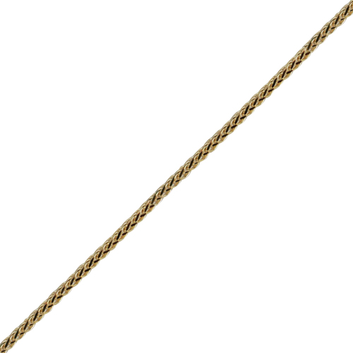 9ct Gold 29x15mm solid Cupid Pendant with a 1.1mm wide spiga Chain 20 inches - Image 5