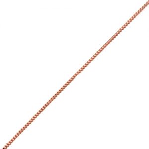 9ct Rose Gold 1mm wide Curb Pendant Chain 22 inches