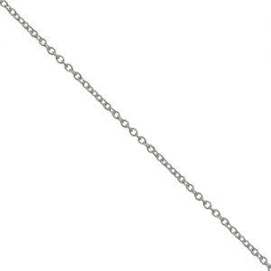 Silver 1mm wide Rolo Pendant Chain 14 - 24 Inches
