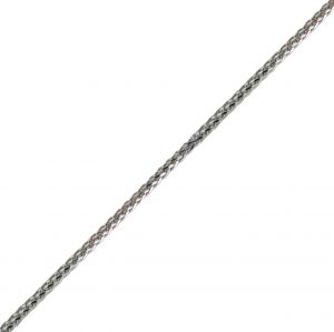9ct White Gold 1.1mm wide Spiga Pendant Chain 16 - 20 Inches