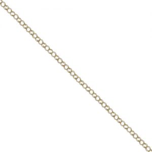 9ct Gold 1.8mm wide round linked Belcher Pendant Chain 16 inches Only Suitable for Children