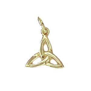 9ct Gold 11x11mm celtic Trinity knot Pendant