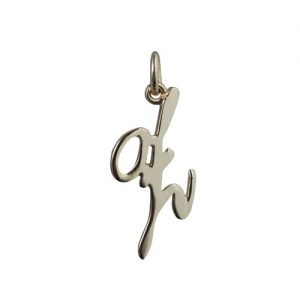 Gold Initial Z Pendant