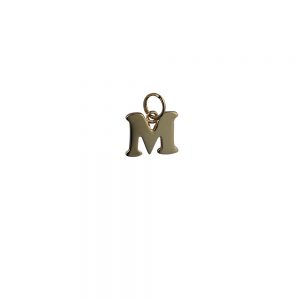 Gold Initial M Pendant