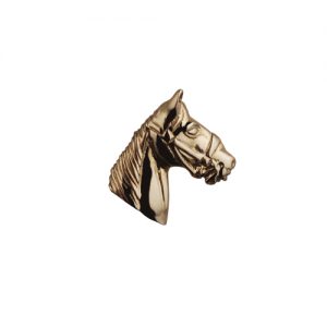 9ct Gold 15x15mm Horse Head Pendant