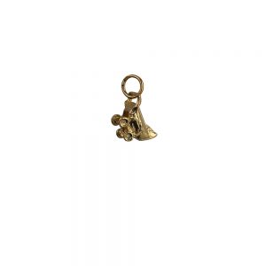 9ct Gold 8x12mm solid Pram Pendant or Charm
