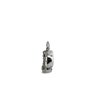 Silver 20x8mm Vintage Car Pendant or Charm