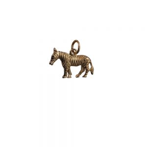 Gold Zebra Pendants & Charms