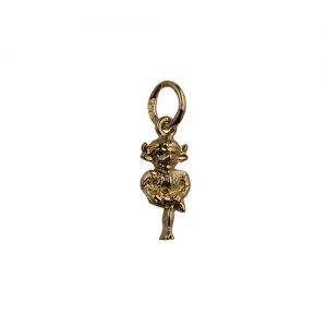 9ct Gold 13x6mm Imp Pendant or Charm
