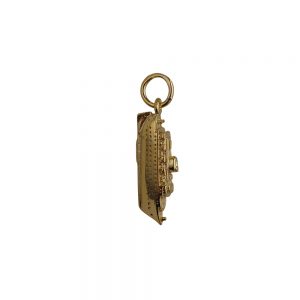 9ct Gold 20x7mm Ocean Ship Liner Pendant or Charm