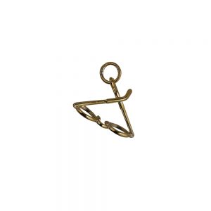 9ct Gold 21x20mm Glasses / Spectacles Pendant or Charm