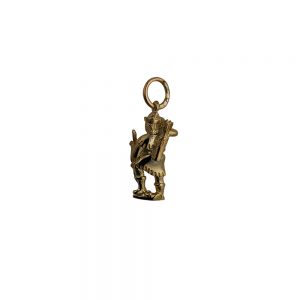9ct Gold 17x9mm Robin Hood Pendant or Charm
