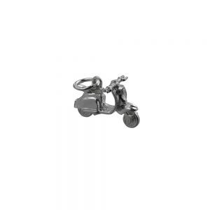 Silver Scooter Pendants & Charms