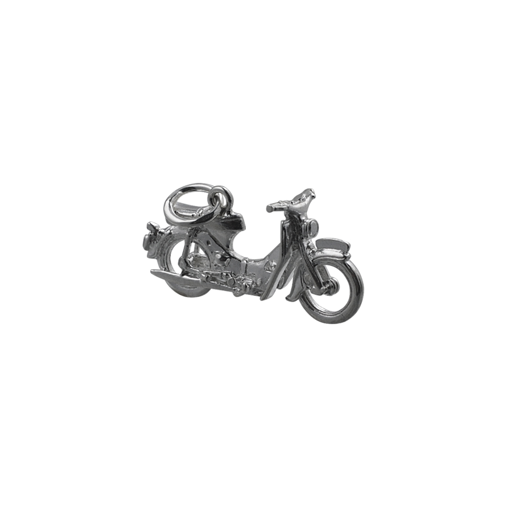 Silver 25x14mm Honda Motorbike Pendant or Charm - Image 2