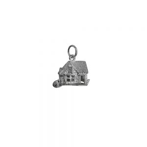 Silver 10x13mm moveable Pub Pendant