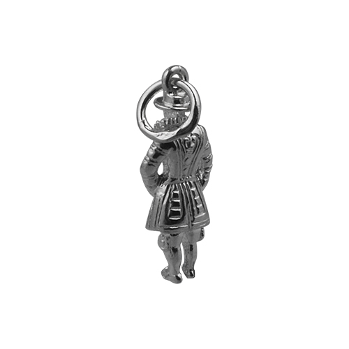 Silver 18x8mm Beefeater Pendant or Charm - Image 3