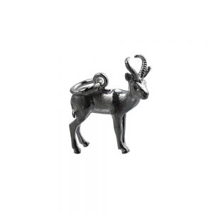 Silver Antelope Pendants & Charms