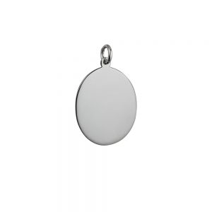 Silver Plain Disc Pendants