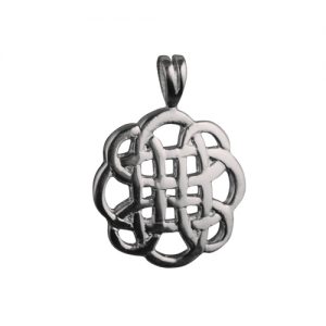 Silver 20mm round celtic Pendant