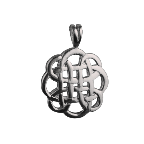 Silver 20mm round celtic Pendant