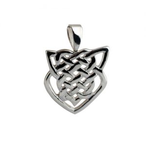 Silver 20x19mm celtic knot Pendant
