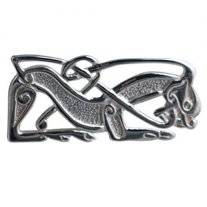 Silver Celtic Animal Brooches