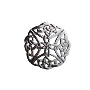 Silver Celtic Knot Brooches