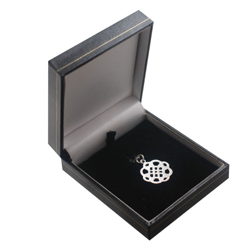Silver 20x21mm celtic knot design Pendant - Image 3