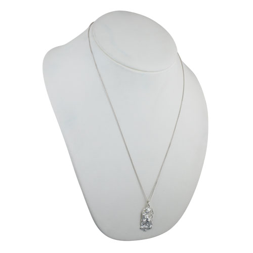 Silver 33x17mm Capricorn Zodiac Pendant with a 1.3mm wide curb Chain 24 inches - Image 5