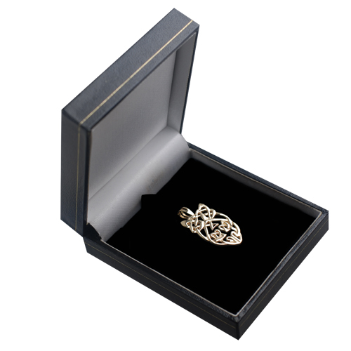 9ct Gold 27x15mm celtic knot design Pendant - Image 2