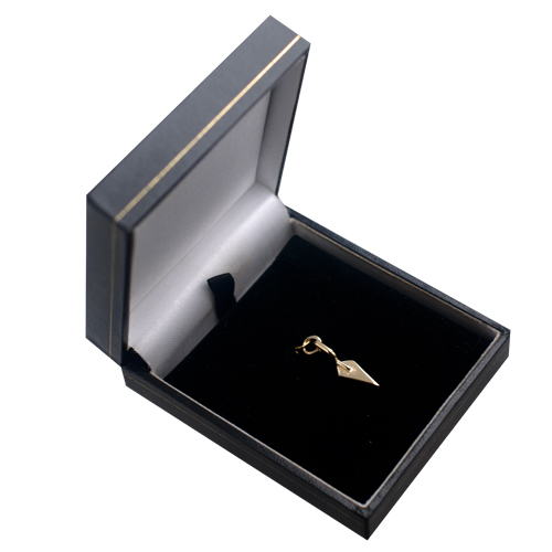 9ct Gold 23x6mm solid Builders Trowel Pendant or Charm - Image 2
