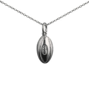 Silver Rugby Pendants & Charms