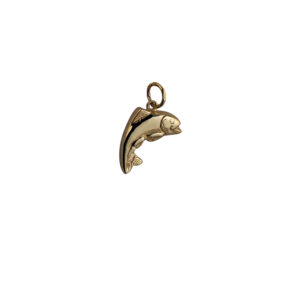 9ct Gold 19x14mm Fish Pendant or Charm