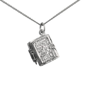 Silver Bible Pendants & Charms