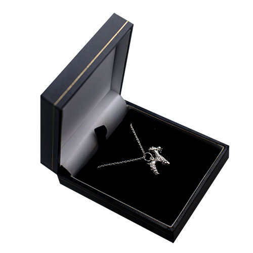 Silver 18x15mm Poodle Pendant with a 1mm wide rolo Chain 14 inches Only Suitable for Children - Image 3