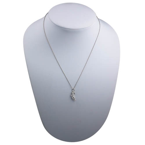 Silver 19x9mm Scottish Dancer Pendant with a 1mm wide rolo Chain - Image 4