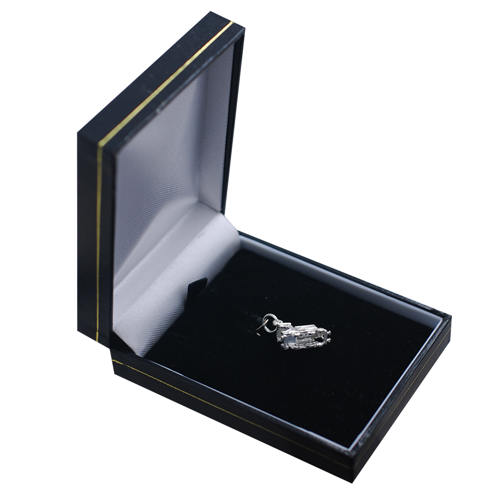 Silver 15x6mm Train Pendant or Charm - Image 4
