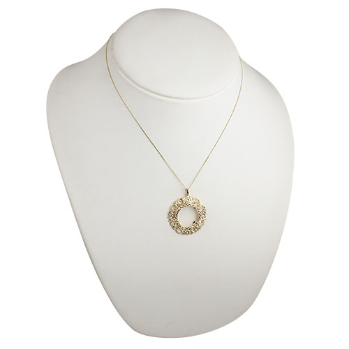 9ct Gold 34mm Full Sovereign mount with a diamond cut coin mount holder ...
