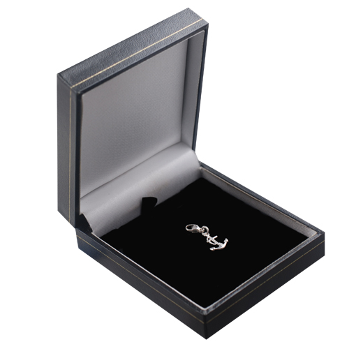 Silver 23x10mm Anchor symbol of hope Charm on a lobster trigger - Image 3
