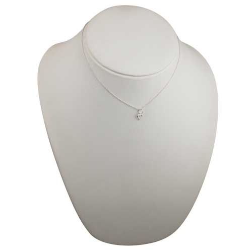Silver 8x8mm heart symbol of charity Pendant with a 1mm wide rolo Chain 16 inches Only Suitable for Children - Image 4