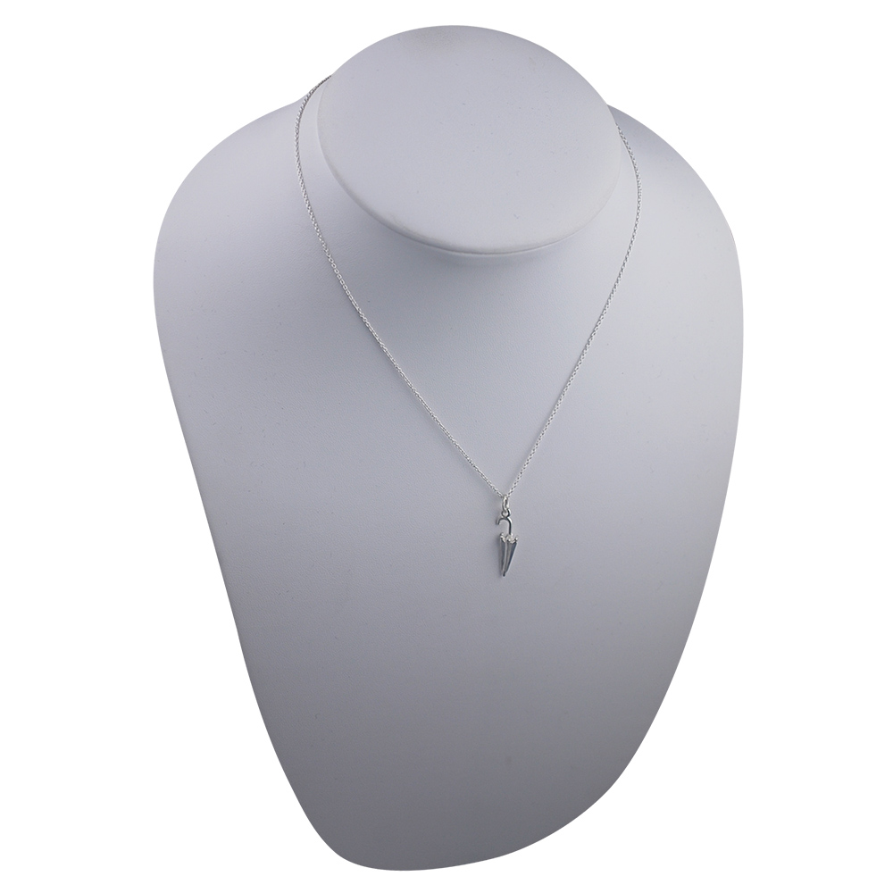 Silver 22x6mm Umbrella Pendant with a 1mm wide rolo Chain 16 inches Only Suitable for Children - Image 4