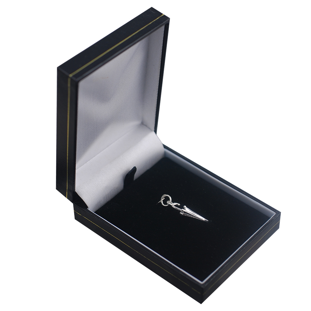 Silver 22x6mm Umbrella Pendant or Charm - Image 4