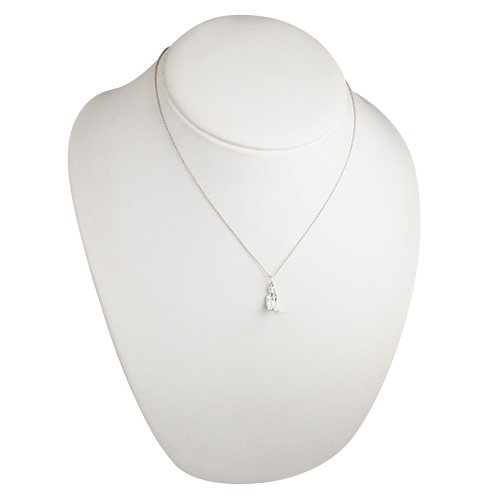 Silver 20x6mm Mermaid Pendant with a 1mm wide rolo Chain - Image 4